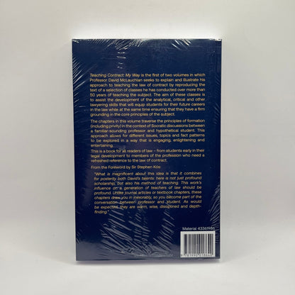 Teaching Contract My Way, Volume One by David McLauchlan