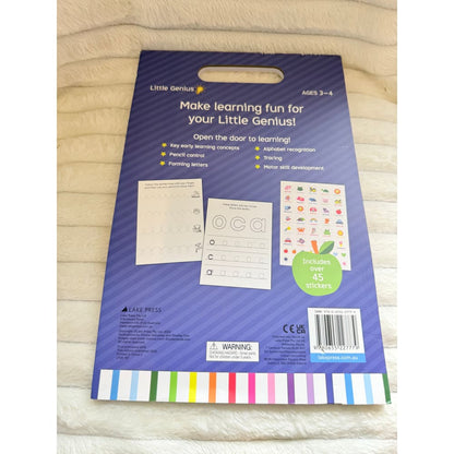 Little genius volume 2: starting to write fun educational pad books for kids - print books printed media