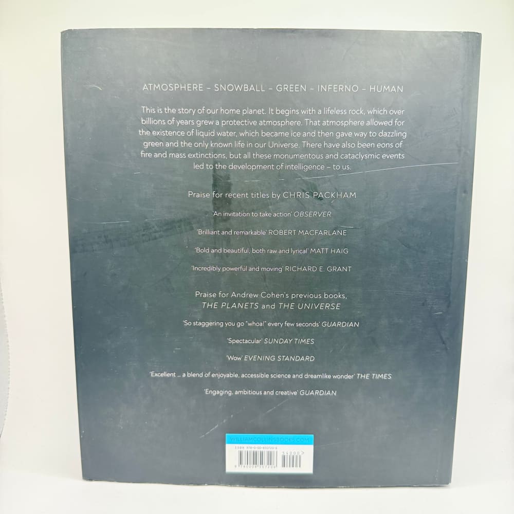 Earth: over 4 billion years in the making by chris packham & andrew cohen - print books what’s new printed media