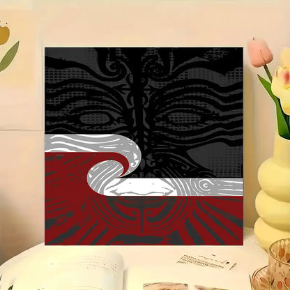 30x30cm Maori Flag Design Diamond Art Kit