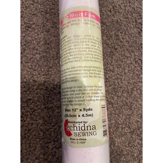 Echidna hot melt film 30.5cm x 4.5m - interfacing crafts