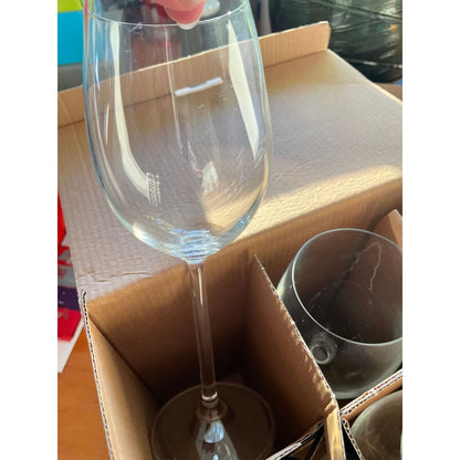 Ecology classic white wine glasses 350ml - set of 6 - stemware glass - home & living home&living materials