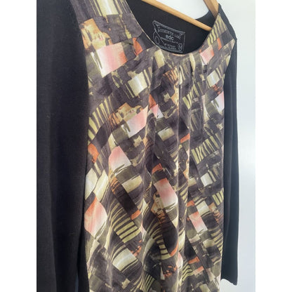 Edc size m viscose / cotton dress - dresses clothing & fashion - condition: used - dresses - long sleeve women’s apparel