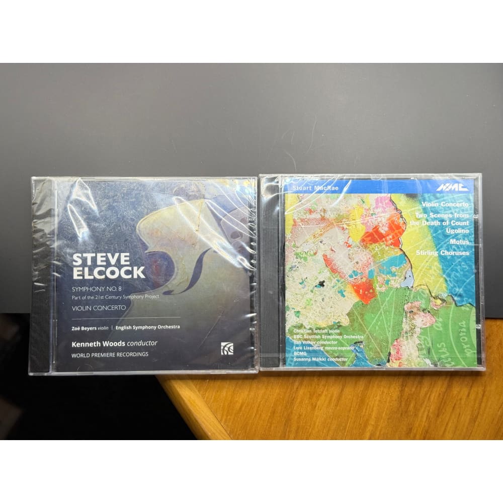 Violin concerta cd bundle: elcock & mcrae - music cds electronics