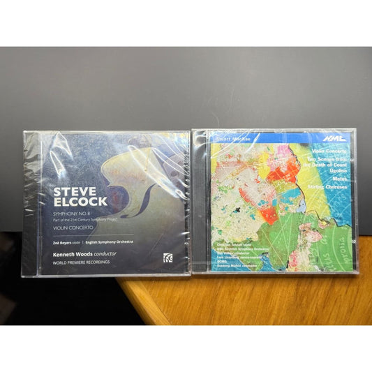 Violin concerta cd bundle: elcock & mcrae - music cds electronics