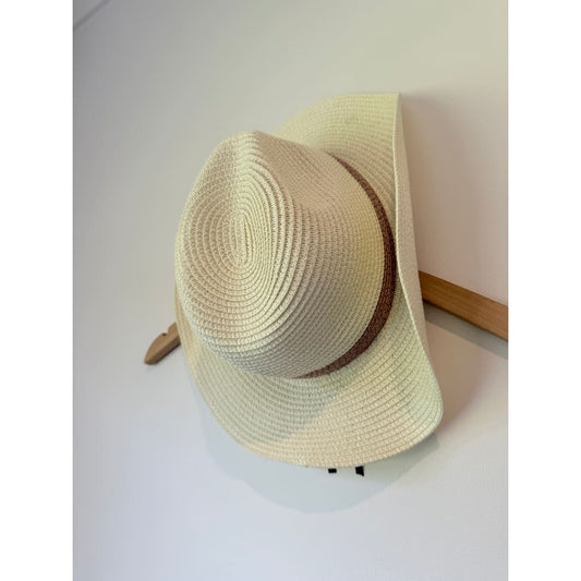 One size cream wide brim sun hat - sun hats accessories women’s apparel