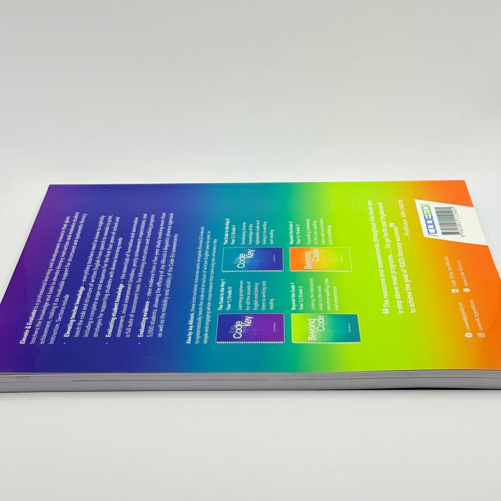 Elevate & evaluate - by joy allcock - print books what’s new printed media