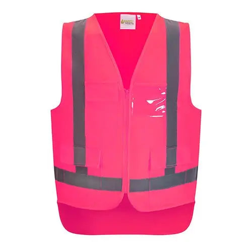 Elite safety vest - pink xl - vest-style work safety harnesses home&living materials