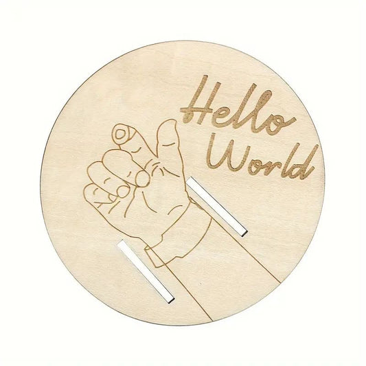 Hello world birth bracelet holder - bracelets home&living materials