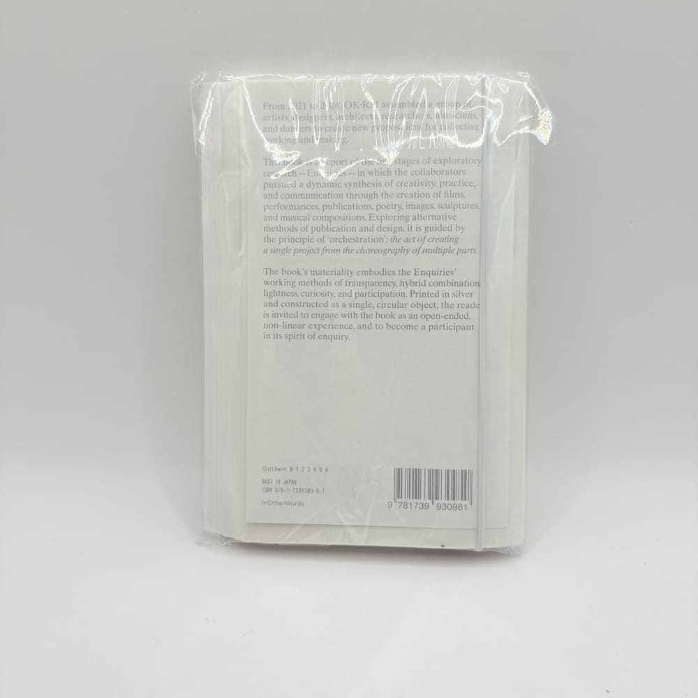 Enquiries exploratory collaboration publication - print books what’s new printed media