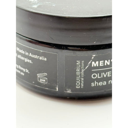 Equilibrium men’s skincare olive oil shaving soap with shea nut + cocoa butter 100ml - shaving creams health