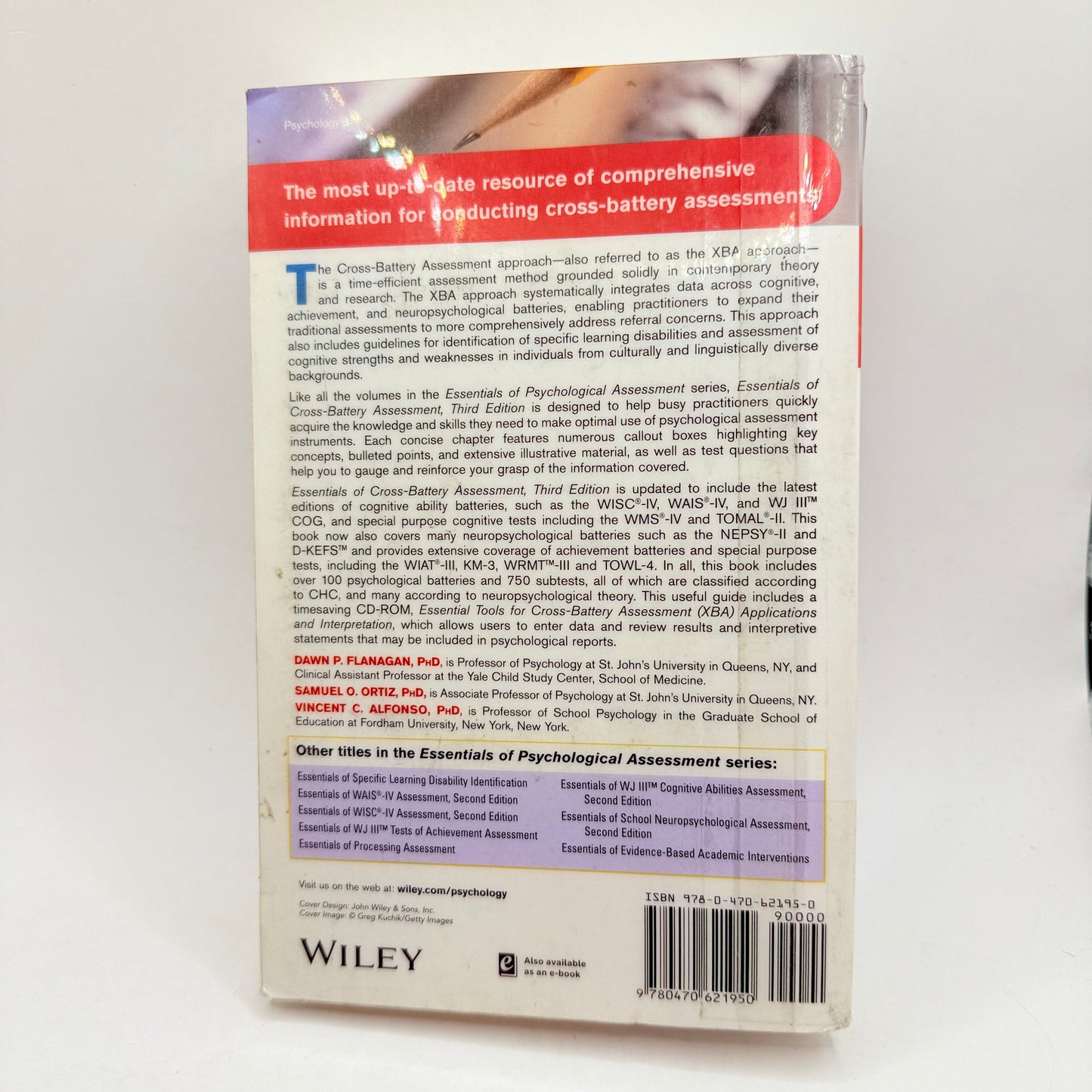 Essentials of cross-battery assessment third edition - print books condition: used - what’s new