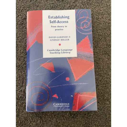 Establishing self-access: from theory to practice - print books book - condition: used - educational - self-help