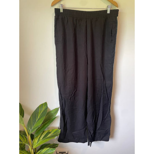 Et alia size xl taylor pant – black/latte stripe - trousers clothing & fashion - designer clearance - pants women’s