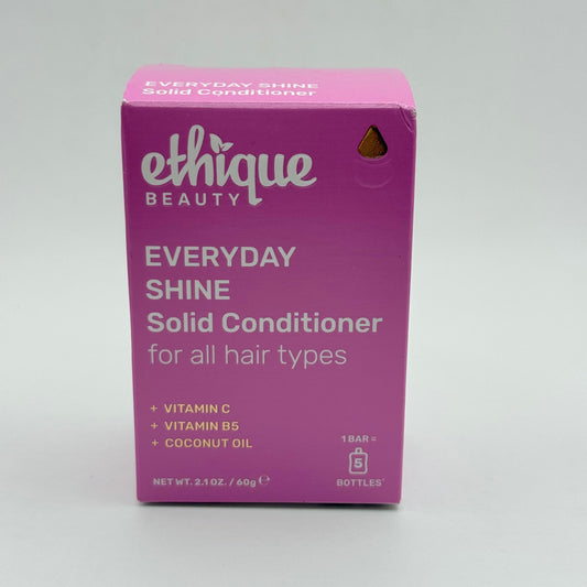 Ethique everyday shine solid conditioner for all hair types (60g) - conditioners hair care & styling women’s beauty