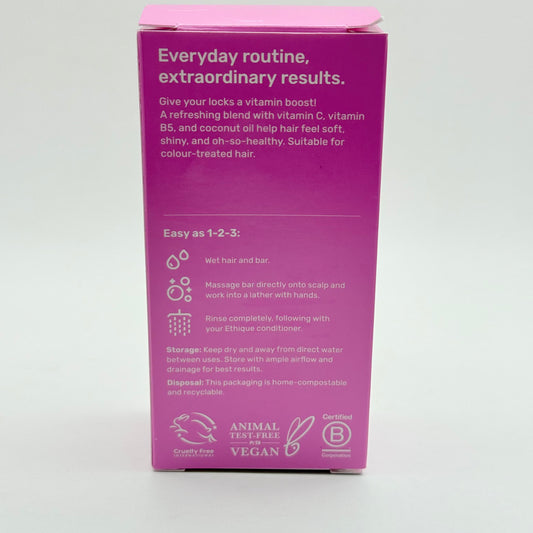 Ethique everyday shine solid shampoo for all hair types (110g) - shampoo hair care & styling women’s beauty product