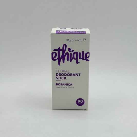 Ethique floral deodorant stick: botanica lavender & vanilla (70g) - deodorants health and wellness