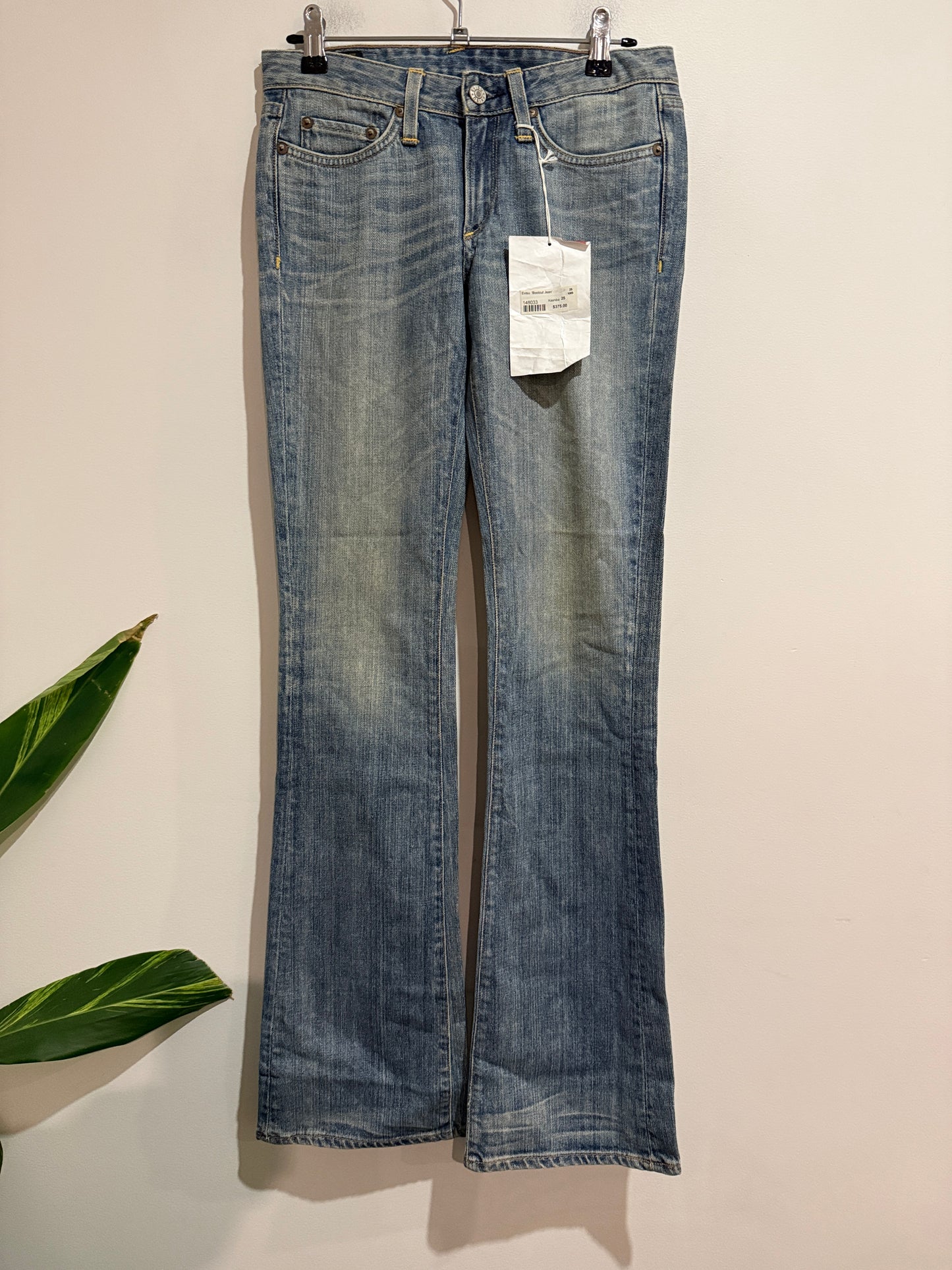Evisu Kashiba bootcut jeans size 25 front