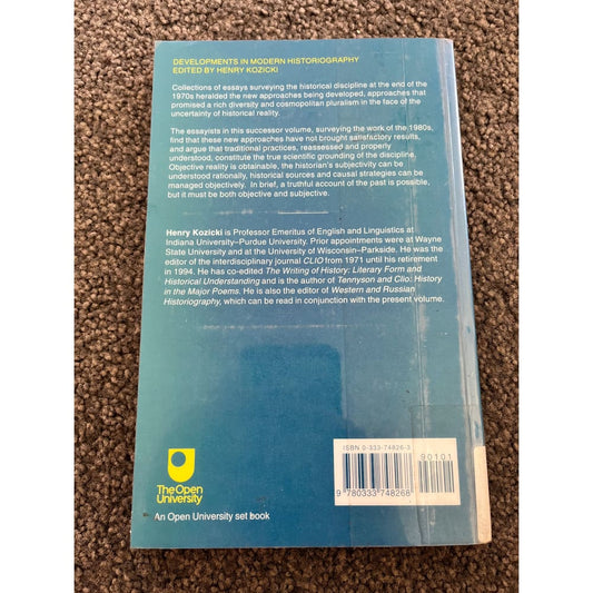 Developments in modern historiography edited by henry kozicki - print books condition: used printed media