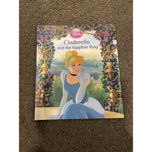 Disney cinderella and the sapphire ring - print books book - children’s - condition: used - fantasy printed media