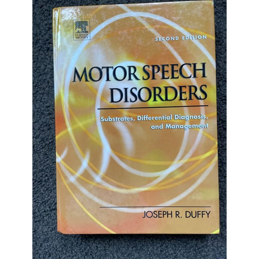 Motor speech disorders: substrates differential diagnosis & management - print books book - condition: used - health