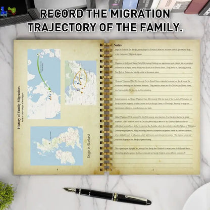 Family history record book - scrapbooking paper crafts