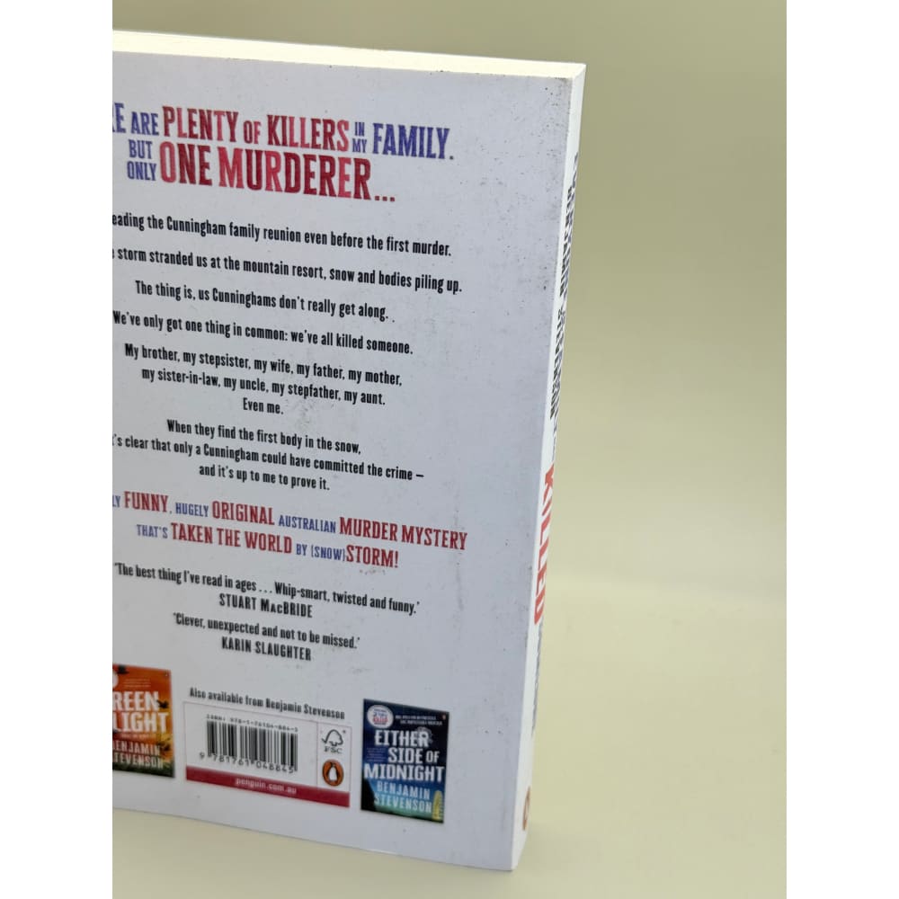 Everyone in my family has killed someone by benjamin stevenson - print books printed media
