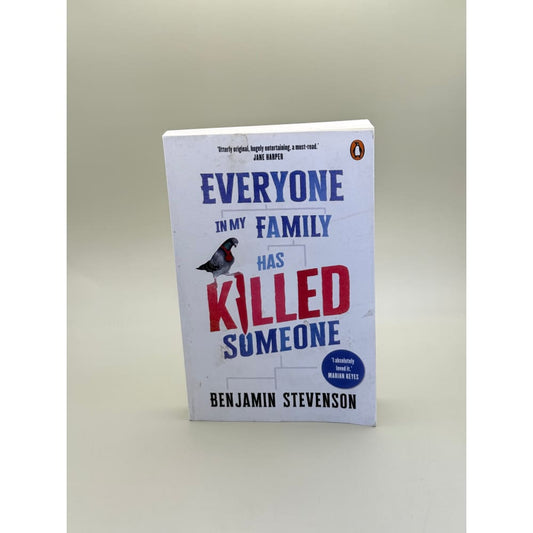 Everyone in my family has killed someone by benjamin stevenson - print books printed media