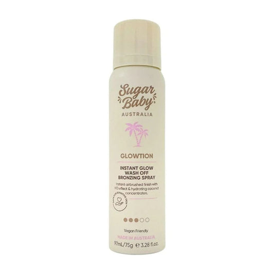 Sugar baby glowtion instant glow wash off bronzing spray 97ml - self tanner health and wellness