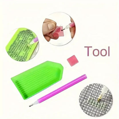 30x30cm diamond art kit – poppy & spring blossom designs – brand new - drawing & painting kits crafts