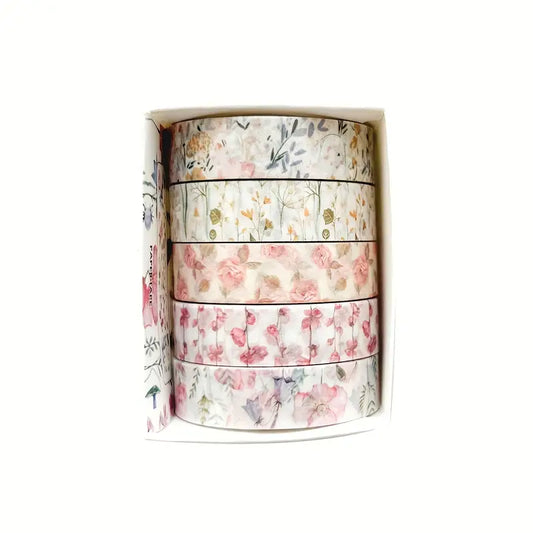 Floral washi tape - decorative tape crafts