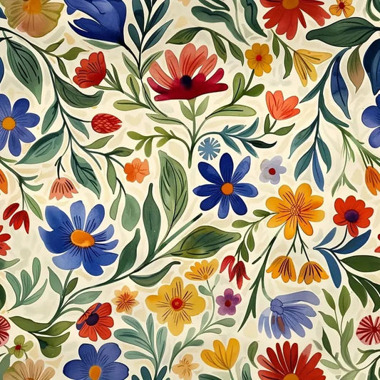 40x40cm floral diamond art kit - art & craft kits crafts