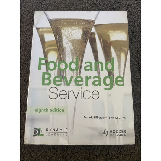 Food and beverage service: eighth edition - print books book - condition: used - food & beverage printed media
