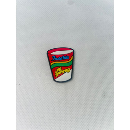 1x shoe charm – brand new – fun food-inspired styles - indomie mi goreng - shoe accessories clogs - shoe accessories