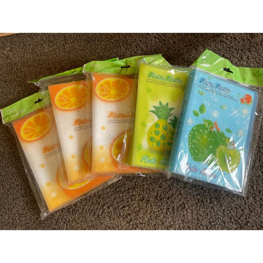 Fresh fruits photo album set of 5 – perfect for preserving memories - photo albums home & living - home decor &