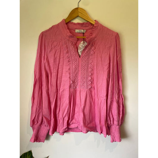 Fria size 12 viscose top - clothing tops blouse - clothing & fashion - designer clearance - top women’s apparel