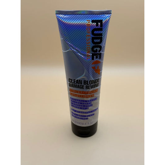 Fudge clean blonde damage rewind violet-toning conditioner 250ml - conditioners health and wellness