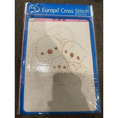 Full cross stitch kit – brand new – multiple designs available – a4 size pack - needlecraft kits crafts - cross-stitch