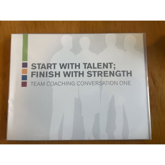 Gallup team coaching conversation one pack - print books book - coaching - training printed media