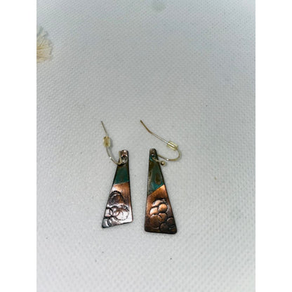 Geometric vitality metal earrings - earrings earrings - jewelry fashion accessories