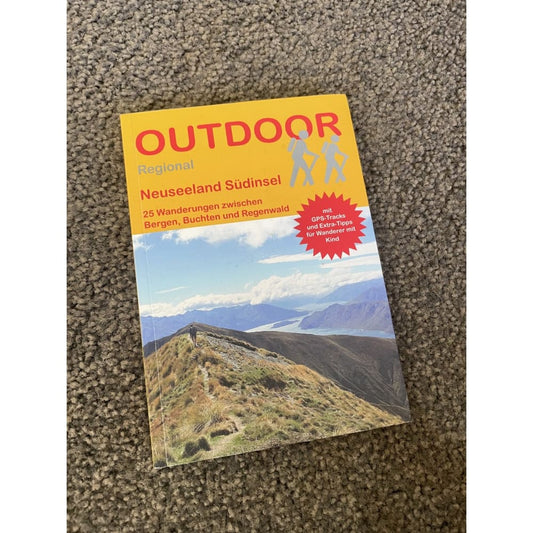 German guide to the south island nz - print books book - guide - travel printed media