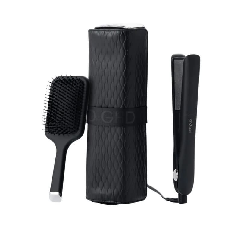 Ghd gold styler gift set – with paddle brush & heat-resistant bag - hair styling tool sets electronics