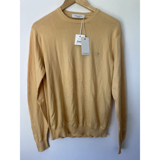 Giovanni gentile 100% cotton knit jumper – size s | bnwt | rrp $189 - sweaters clothing & fashion - men - sweatshirt