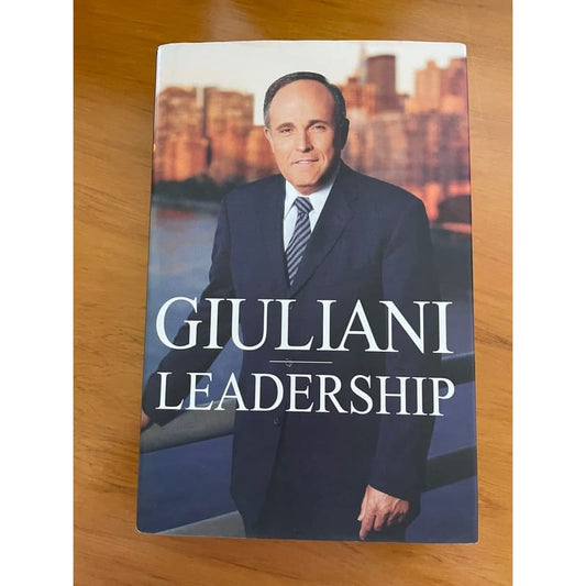 Giuliani: leadership - print books biography - book - condition: used - memoir printed media