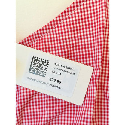 Glassons size 14 filly cherry gingham top rrp $29.99 - clothing tops top women’s apparel