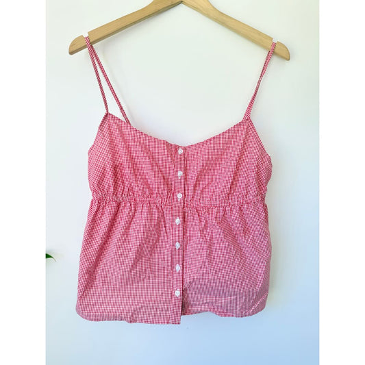 Glassons size 14 filly cherry gingham top rrp $29.99 - clothing tops top women’s apparel
