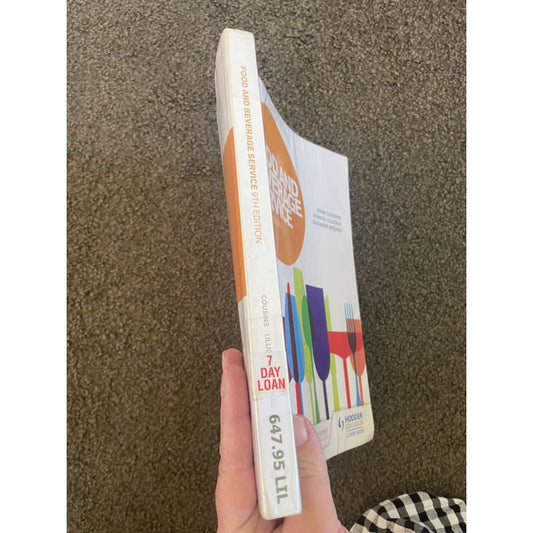 Food and beverage service 9th edition - print books book - condition: used - food & beverage printed media