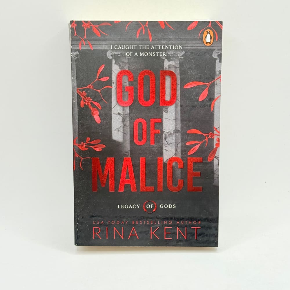 God of malice by rina kent - legacy of gods book 1 - print books what’s new printed media