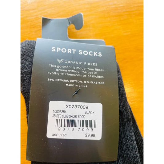 Absent organic fibre sport socks - osfa - socks underwear & basics men’s apparel