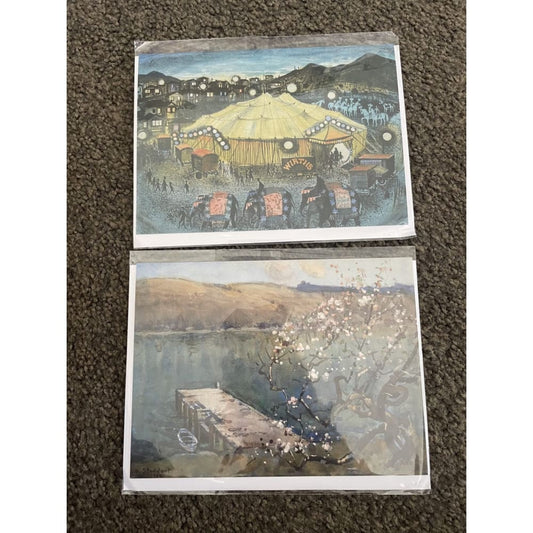 2x christchurch art gallery blank cards - greeting card organizers greeting cards - seasonal & holidays decorations